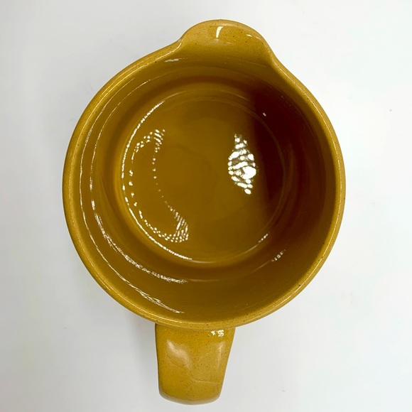 TG Green Cornishware Gold Yellow White Banded Jug Pitcher Judith Onions 4.5” HTF - Picture 7 of 11